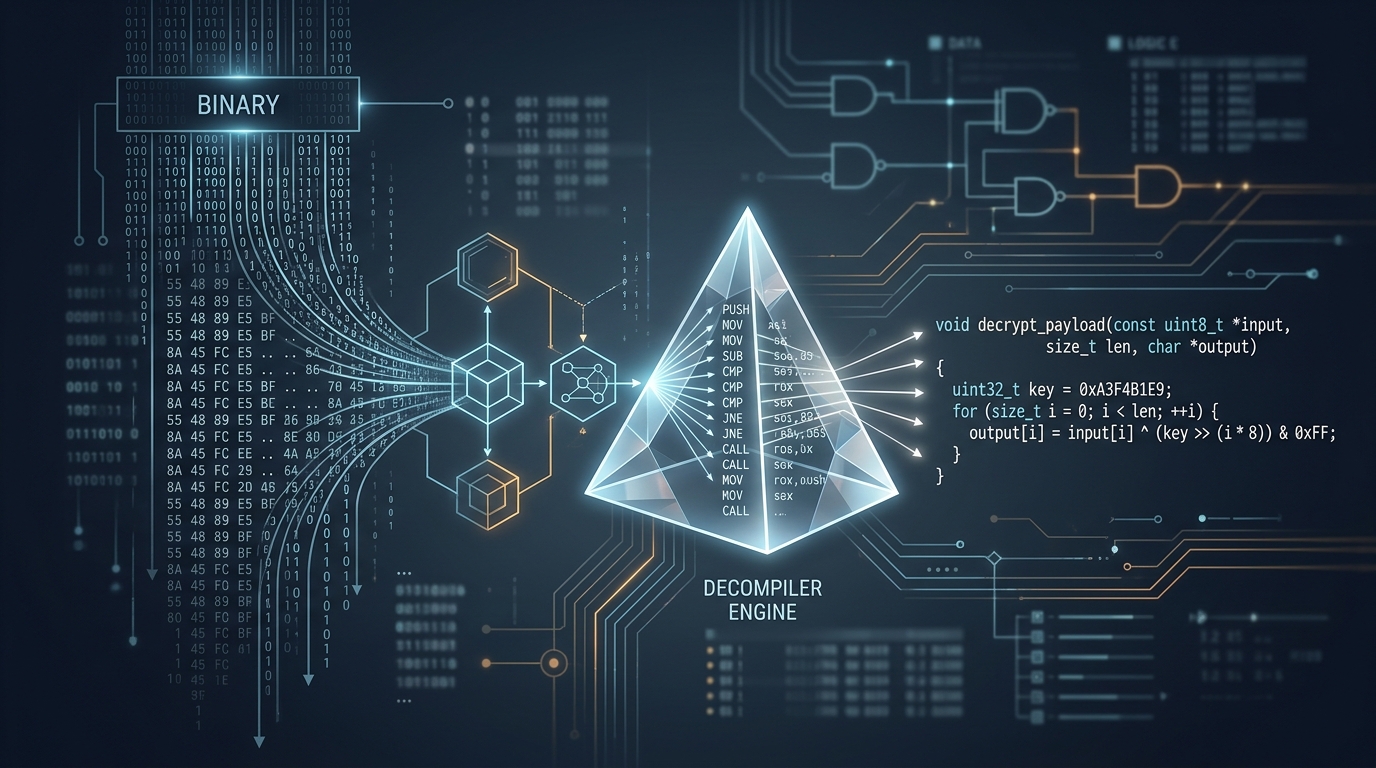 二进制分析的军工级底座：Ghidra 的 SLEIGH 语义抽象、P-Code 中间表示与反编译引擎内核实践