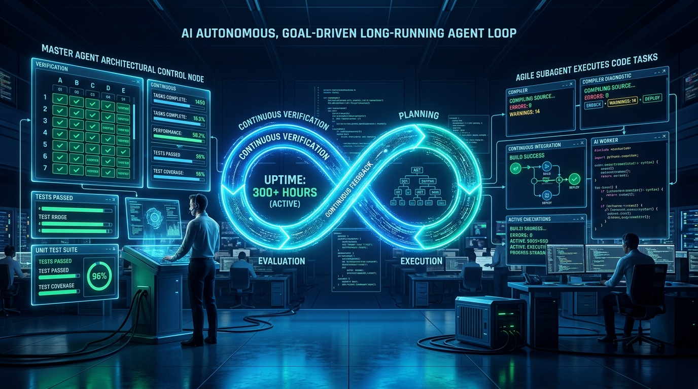 打破 AI 编码“早泄死循环”：立党 Goal-Driven 架构与 300 小时长程 Agent 闭环实践