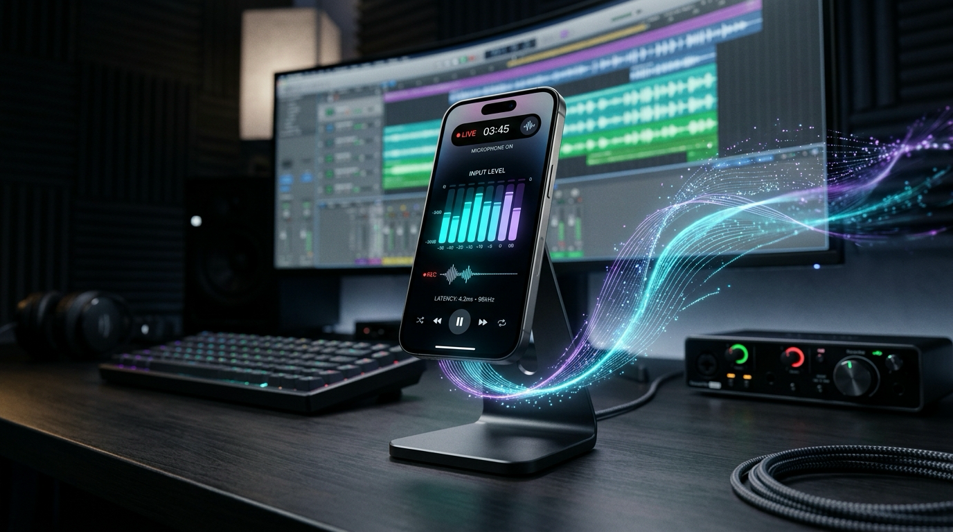 榨干 iPhone 录音潜能：MicYou-iOS 原生低延迟串流架构与 USB 反向拓扑实现