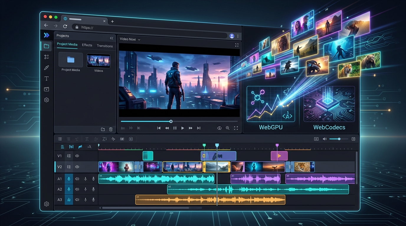 告别剪映与云端上传：深度拆解 OpenReel Video，100% 纯浏览器运行的开源专业视频编辑器（WebGPU + WebCodecs 架构实战）