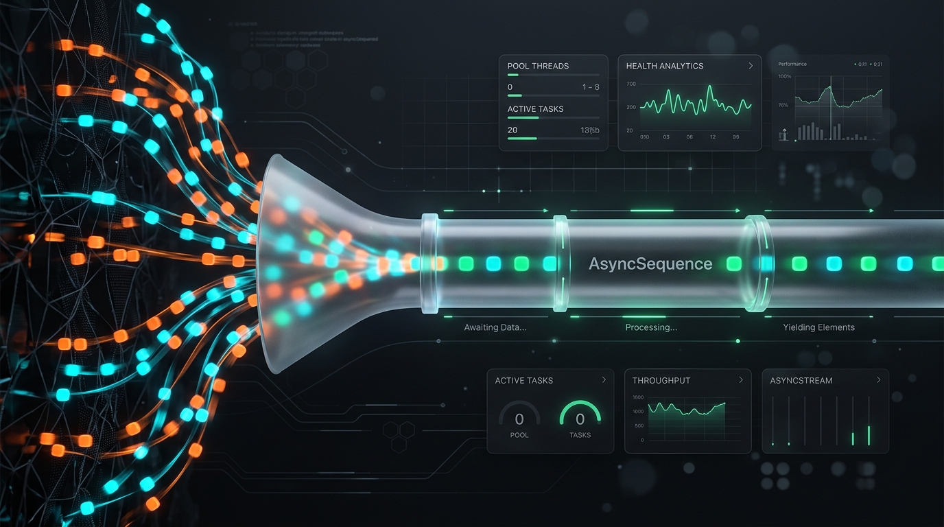 驯服高频并发的协作线程池：基于 AsyncSequence 的 Swift 渐进式数据流治理
