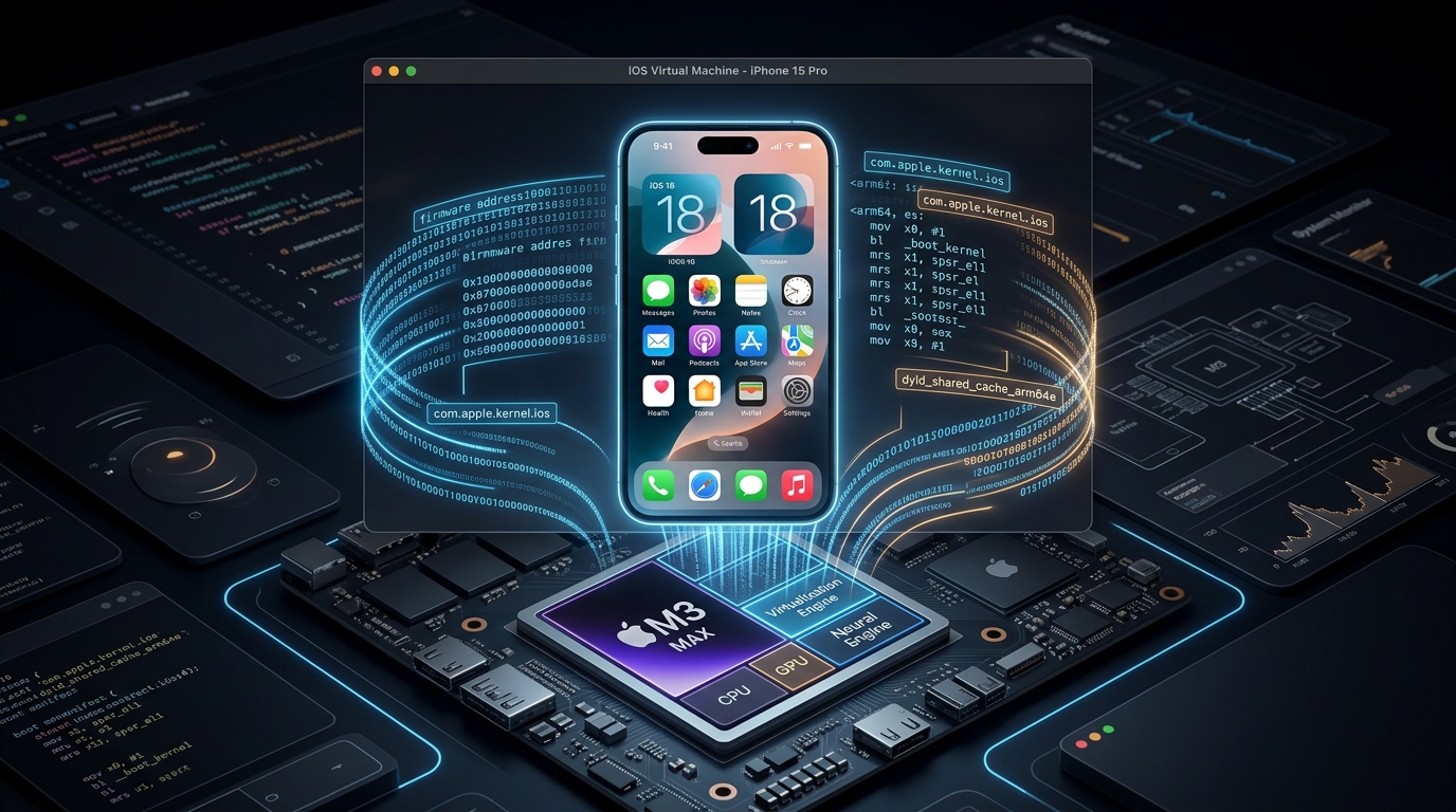 把真实 iPhone 搬进 Mac 虚拟机：vphone-cli 借道苹果 PCC 混合固件引导与全链修补实录